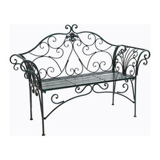 Металлическая скамья «Тюильри» (черный антик)