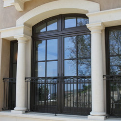 Painted Wood with Bronze Clad windows - Windows And Doors