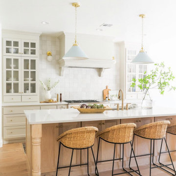 Crisp, Clean Kitchen Renovation Featuring the Bertazzoni Heritage Series Range