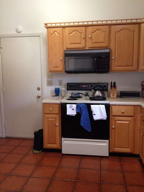 Make dated kitchen look fresher