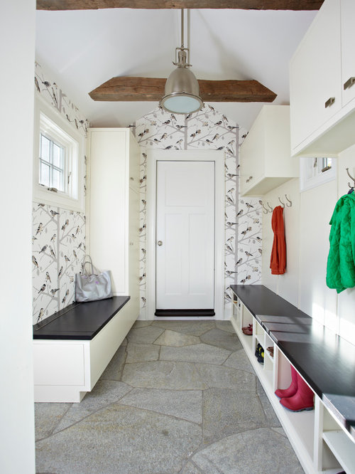 Narrow Mudroom Bench Ideas, Pictures, Remodel and Decor