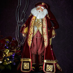 Katherine's Collection Jules Garland Seabury 32" Santa - Holiday Accents And Figurines