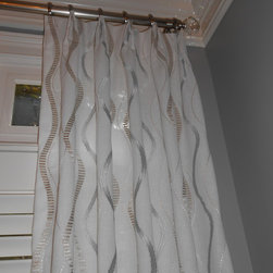 Patterned Sheer - Curtain Rods