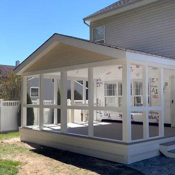 Front Deck and Back Sunroom Extension