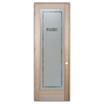 Pantry Door - Classic - Douglas Fir (stain grade) - 28" x 84" - Knob on...