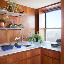 Kitchen floating shelves