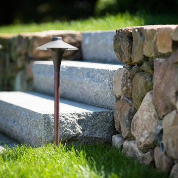 Every detail, including landscape lighting, has been carefully selected