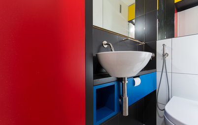 Ein WC à la Mondrian – oder auch der kunstvolle Klogang