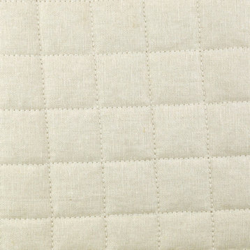 Linen Cotton Ready-To-Bed Coverlet, Cream, King