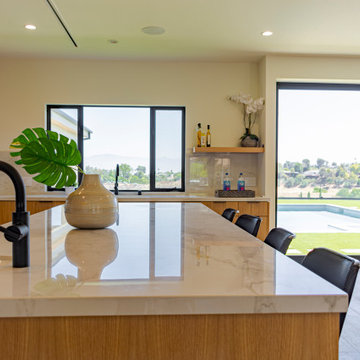 Hidden Hills - Sleek and Spacious Open Concept Kitchen Design