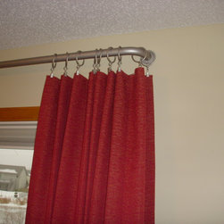 Denise's Bedroom Drapery - Curtain Rods