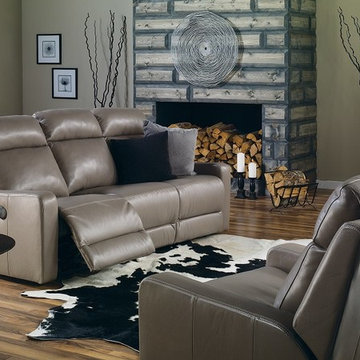 Leather Recliner Sofas  &  Reclining Sofas