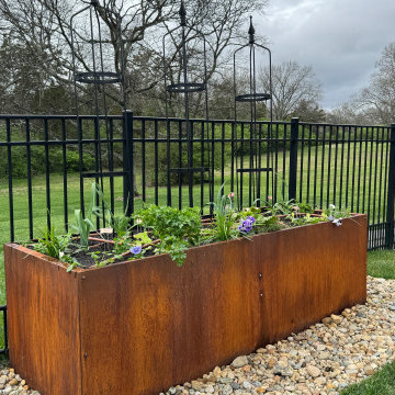 Corten Steel Border Garden