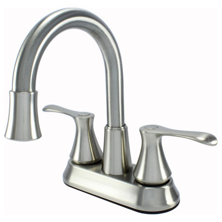 WMF-4225GNZMNL-BN-LED- Two Handle Lavatory Faucet with LED