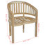 vidaXL Teak Banana Chairs, Set of 2