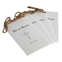 He Is Born Booklets - Set of 4 - New - Christmas Decorations