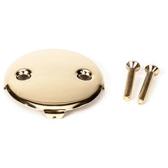 Bathtub Drain Two Hole Overflow Face Plate With Matching Screws - Tub And  Shower Parts - by PF WaterWorks