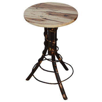 Hickory Accent Table, Rustic Hickory