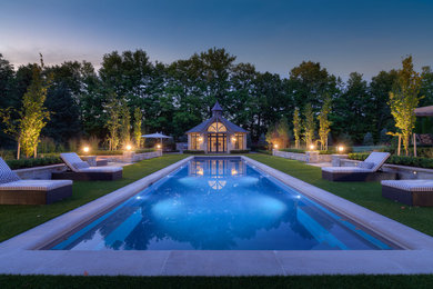 Design ideas for a transitional pool in Toronto.