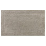 Mohawk Home - Mohawk Home Diplomat Knitted Bath Rug, Flint, 2' x 3' 4" - Refresh the bath spaces around your home with this essential bath collection featuring a stylish classic bordered design. Fit for a spa, these plush bath rugs offer everyday durability, sumptuous softness, and exquisite style in a variety of versatile sizes and colors to bring any bath space to life. Designed to hold up under heavy wear and tear, these resilient bath rugs offer advanced soil, stain, fade, and skid protection - the perfect choice for high-traffic areas.