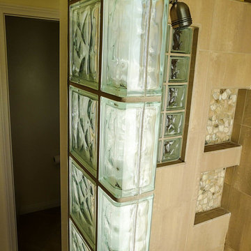 Summer Flame Stone & Glass Bath