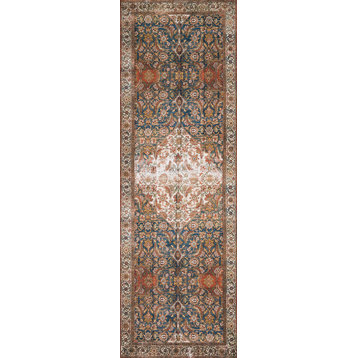 Ocean Multi Layla Printed Polyester Area Rug by Loloi II, 2'-6"x7'-6"
