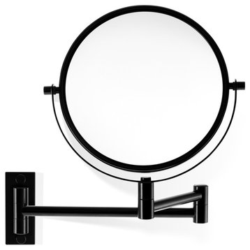 WS 33 Magnifying Makeup Mirror in Matte Black