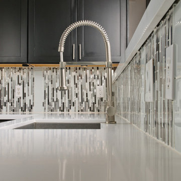 Contrasting Contemporary Kitchen Remodel