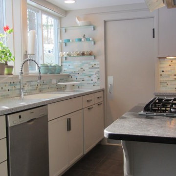 Modern Retro Kitchen Backsplash