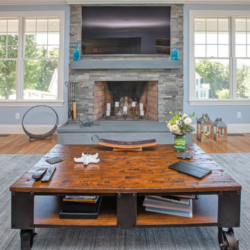 Relax in Style Living Room Design in Hingham