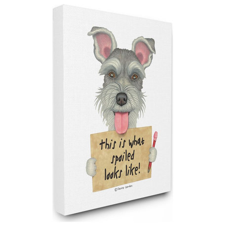 Scotty Dog 'What Spoiled Looks Like' Pet Phrase24x30