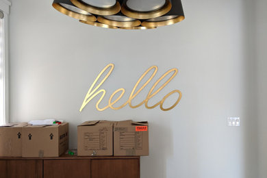 Example of a trendy playroom design in Calgary