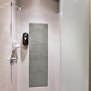 Bestbath commercial shower composite shower faux tile shower