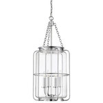 Savoy House - Savoy House 7-2138-4-11 Magnum - 4 Light Pendant - This Magnum pendant hits the sweet spot. Its a perMagnum 4 Light Penda Polished Chrome Clea *UL Approved: YES Energy Star Qualified: n/a ADA Certified: n/a  *Number of Lights: 4-*Wattage:60w E12 Candelabra Base bulb(s) *Bulb Included:No *Bulb Type:E12 Candelabra Base *Finish Type:Polished Chrome