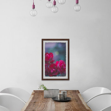 “Roses Are Red” Framed Painting Print