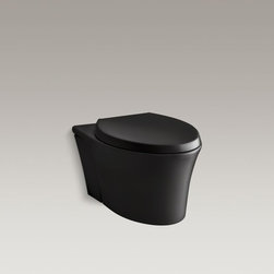KOHLER Veil(TM) one-piece elongated dual-flush wall-hung toilet with Reveal(R) Q - Toilets