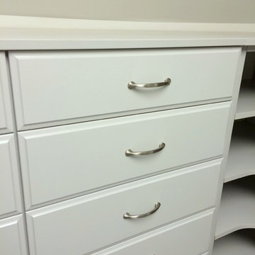 Grey Small Walk-in Closet