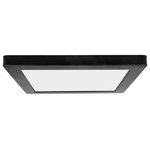 Access Lighting - ModPLUS 12" Square Flush Mount, Non-Dimming, Black, Acrylic Lens, Dedicated LED - Access Lighting is a contemporary lighting brand in the home-furnishings marketplace.  Access brings modern designs paired with cutting-edge technology, at reasonable prices.