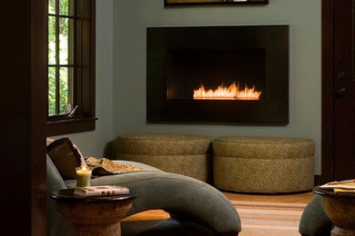 Trendy living room photo in Other