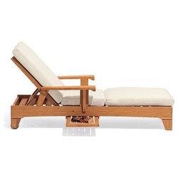 Transitional Outdoor Chaise Lounges by Teak Deals