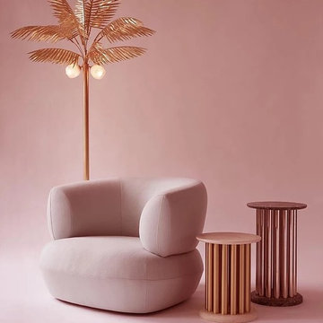 Pink color in the interior: designers tips