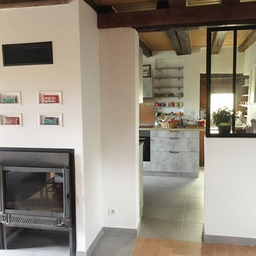 Cuisine dans maison de caractère à Péron