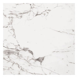 Walls and Floors - Arabescato Veined White Marble Effect Polished Tiles, 750x750 mm, 1 m2 - Wall And Floor Tile