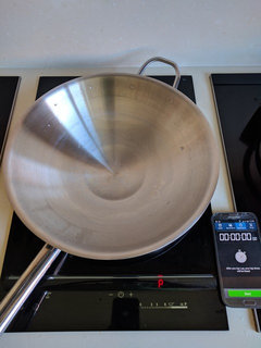 Round bottom wok on open burner vs sealed burner vs flat induction