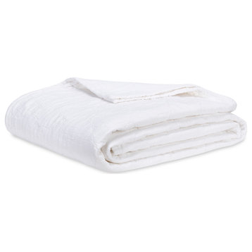Providence Easton Blanket, White, Queen, Blankets