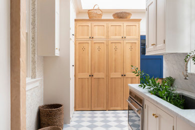 Example of a french country kitchen design in Vancouver
