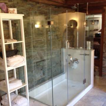 Glass Encased Shower Retreat