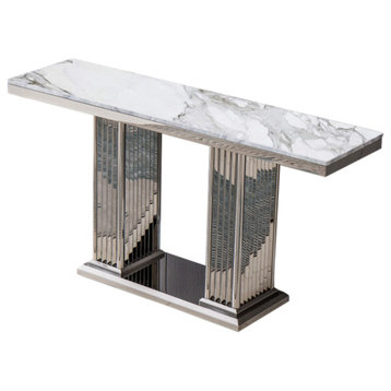 Alarriah Console Table Silver