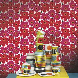 Unikko Wallpaper available at NewWall - Wallpaper