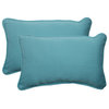 Forsyth Rectangle Throw Pillow, Set of 2, Turquoise